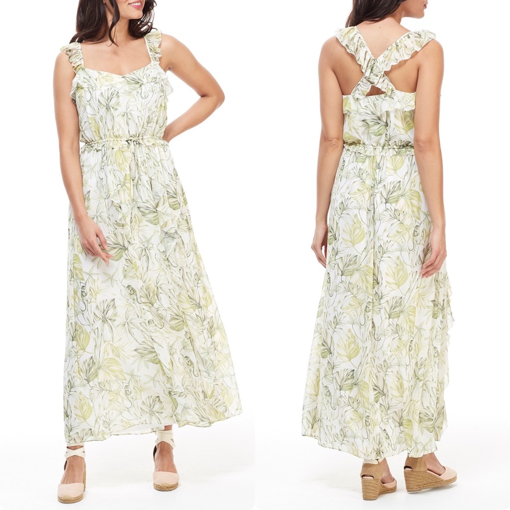Gal Meets Glam Cheryl Ruffled Maxi Dress - Picture 3 of 3